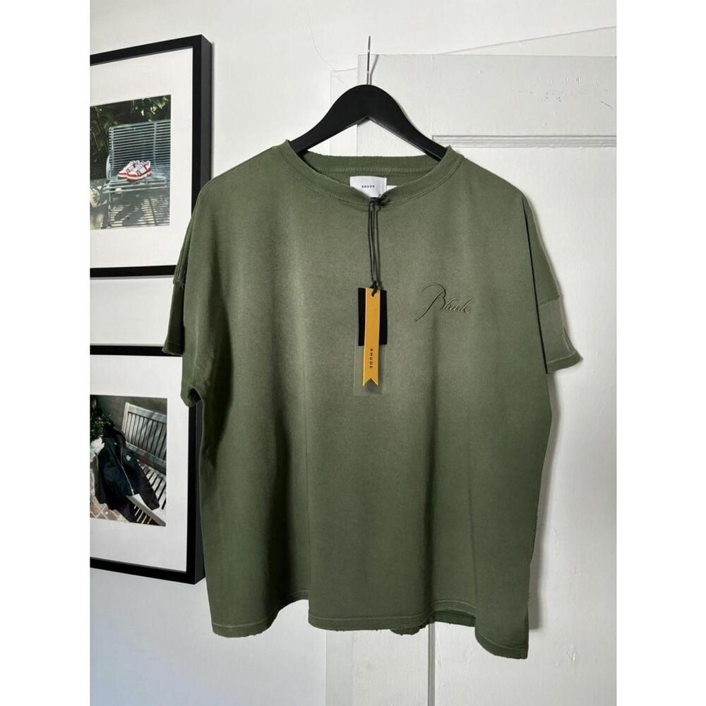 Rhude Reverse T-Shirt | Olive | S I